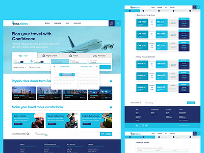 Lotus Airlines Screens design interface ui design user interface design ux website