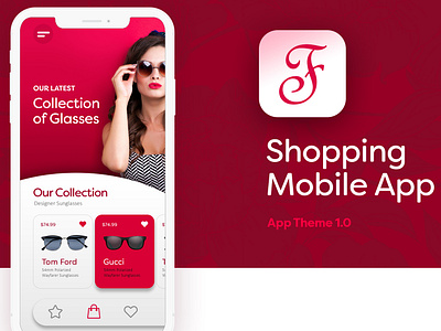 Shopping App - Design Template app branding design ui ui design user interface design ux