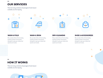 Laundry and Dry Cleaning banner design graphic design ui ux