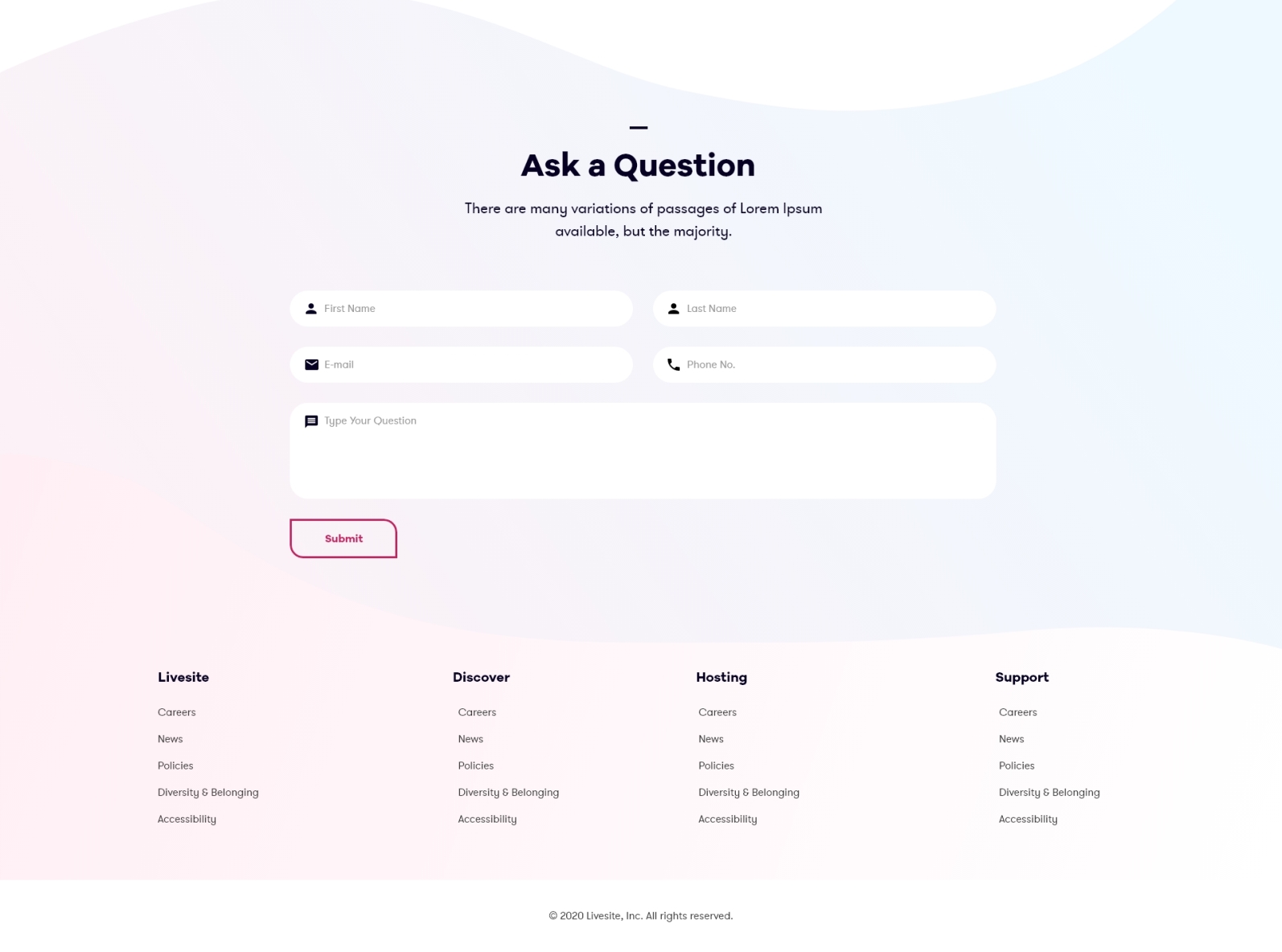 Footer Design by opinder singh on Dribbble