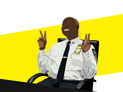 Brooklyn 99 characters - Captain Holt b99 brooklyn 99 character design character illustration characters design flat design flatdesign graphic design illustration illustrator vector vector art vector illustration