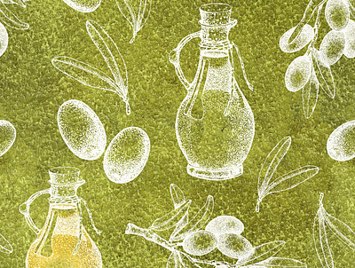 patternolives5 design illustration olives vector бесшовный оливки паттерн