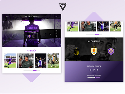 Facundo Torres - Athlete Design Concept athlete design facundo torres football futbol official website orlando soccer sports ui uruguay ux website