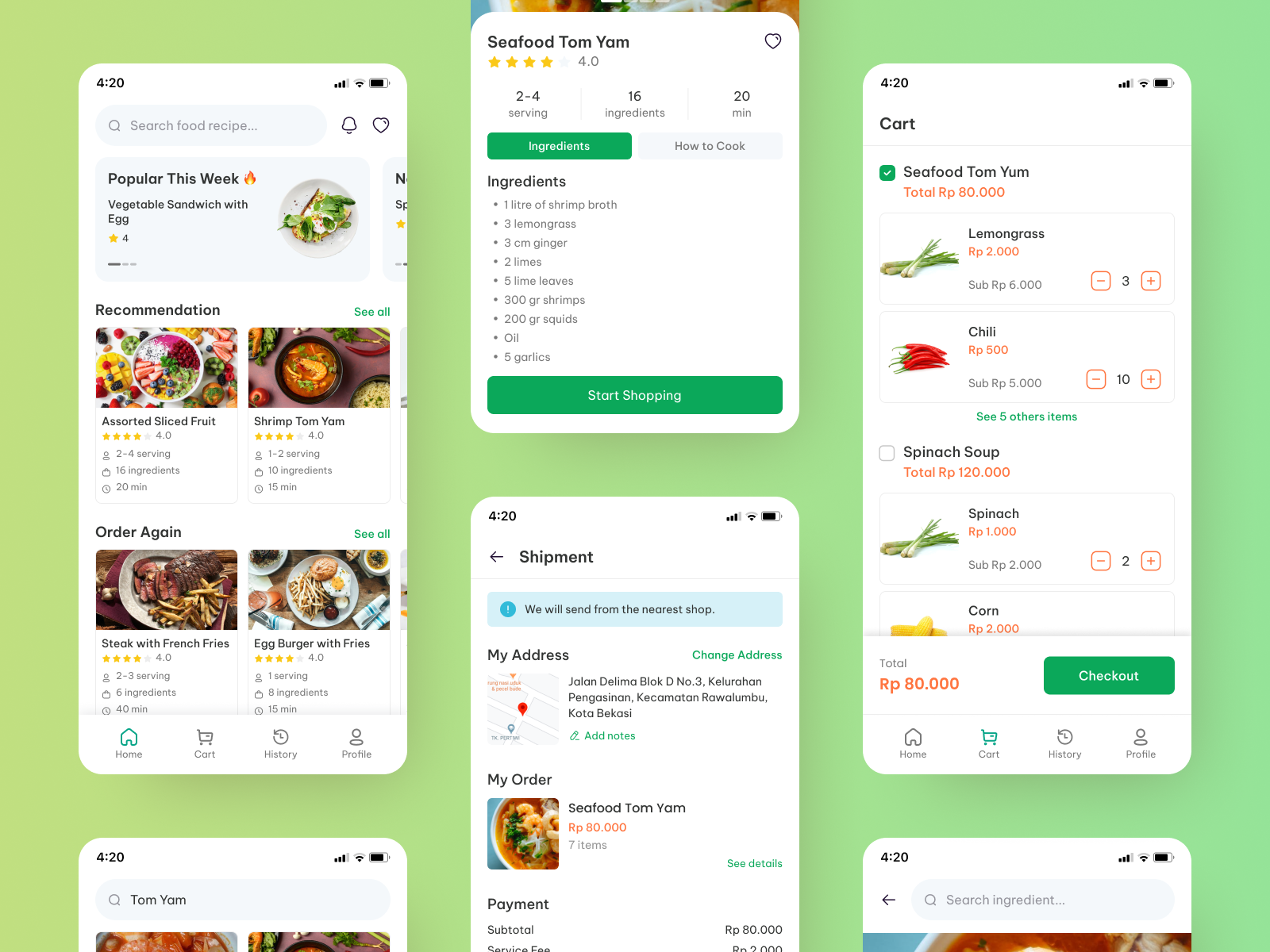 Online Grocery Mobile App by Daffa Pratama on Dribbble