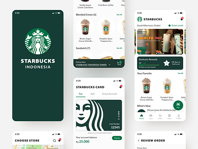 Starbucks Indonesia Coffee Shop Mobile App - Redesign