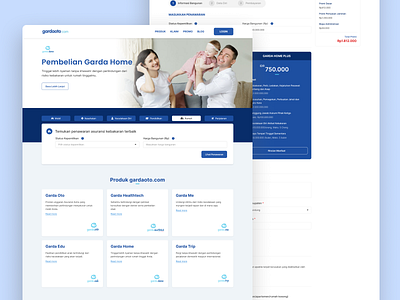 Insurance Company Landing Page Website (GardaOto.com) - Redesign