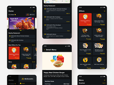 McDonald's Indonesia Mobile App - Redesign