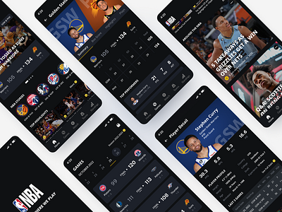 NBA Basketball Mobile App Design basketball design figma game indonesia nba product design sport ui ui design uiux ux