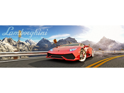 Lamborghini Huracán 3d 3d animation 3d design 3d modeling 3d rendering armstrong 3d armstrong design armstrong3d car and driver car render composite driver driving exotic car huracan lambo lamborghini mountains sports car