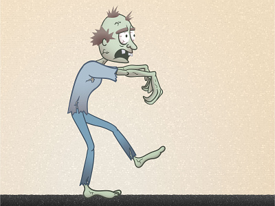 Multi-Lingual Zombie Instructor adobe illustrator illustration zombie