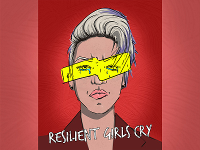 Resilient Girls Cry cry illustration portrait resilient woman
