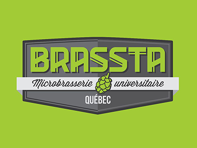 Brassta beer brewery hops logo microbrewery québec university université laval