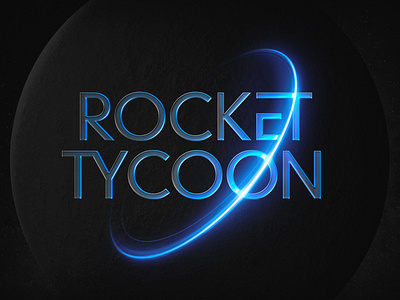 Rocket Tycoon Video Game Logo Design