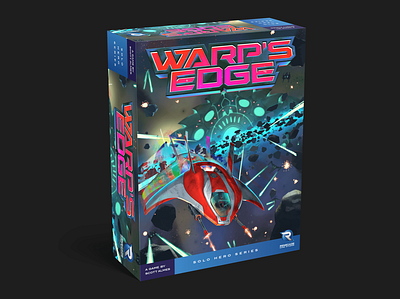 Warp's Edge Board Game Design board game branding design game logo gamedesign icon logo packagedesign ui