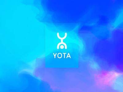 Yota after effects blue design digital graphic interactive motion screen saver