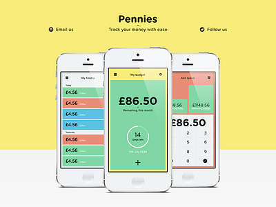 Pennies App - Track your money with ease