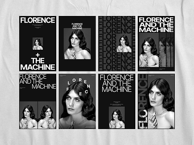 Posters/Florence + the Machine dark design graphic design music music band poster posters typography ui web design webdesign