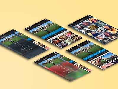 Concepts for Social App app flat iphone startup ui ux