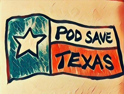Pod Save Texas design flat illustration web