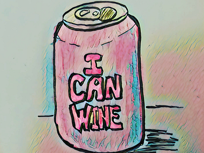 I Can Wine. illustration