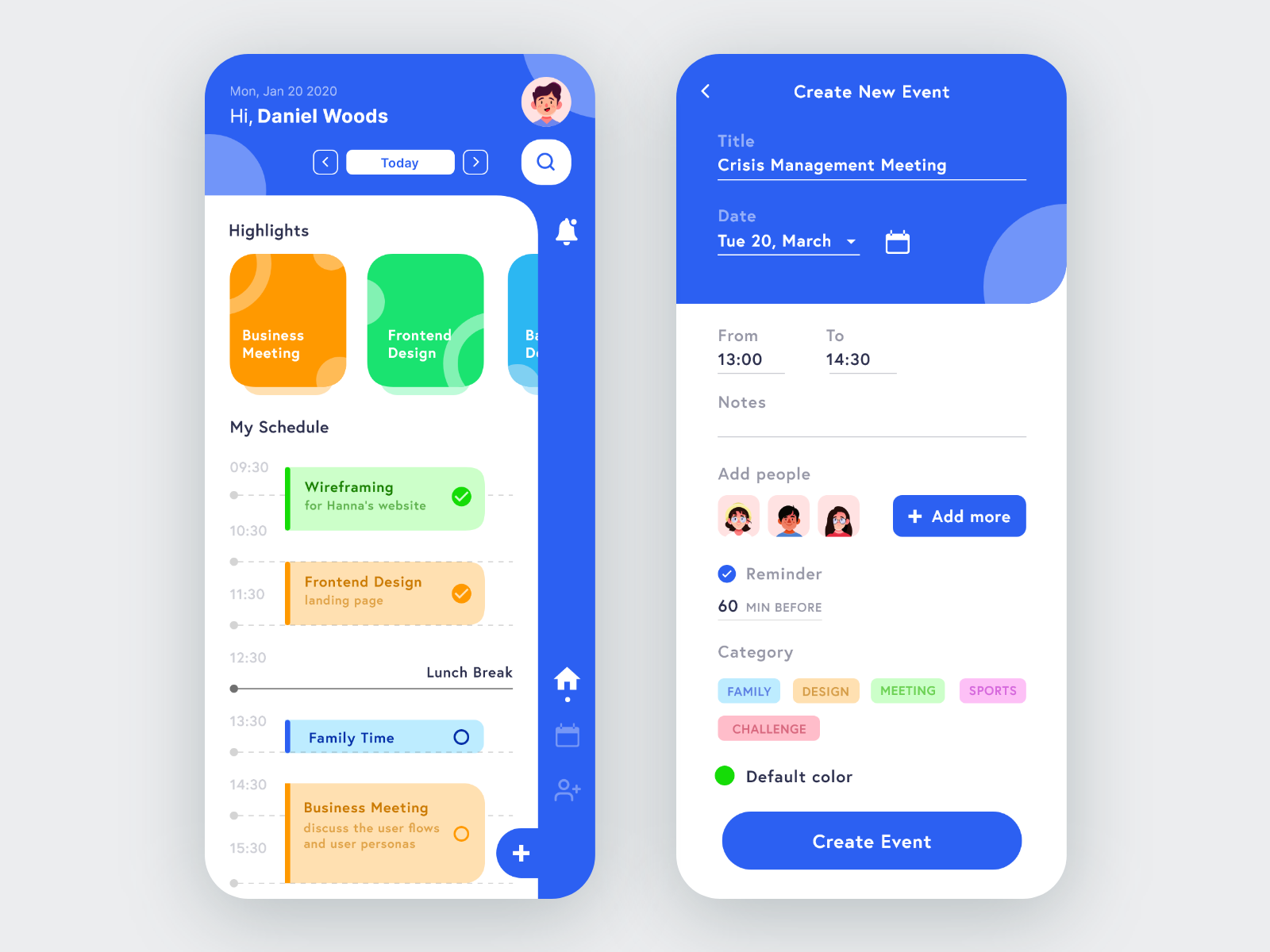 Task Management Mobile Application by Priyank Shah on Dribbble