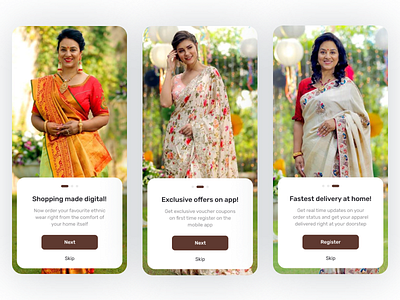 Clothing App Onboarding Screens apparel design apparel logo clothes clothing app clothing brand clothing design ecommerce ecommerce app ecommerce design education fashion app onboarding onboarding screen onboarding screens onboarding ui shopping shopping app