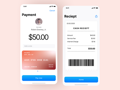 Expenio - Personal Finance App app bank app banking app cards credit card dribbble expenses finance finance app finances financial app payment payment app payment form payment method payments reciept transaction ui wallet