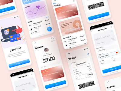 Expenio - Personal Finance App Concept