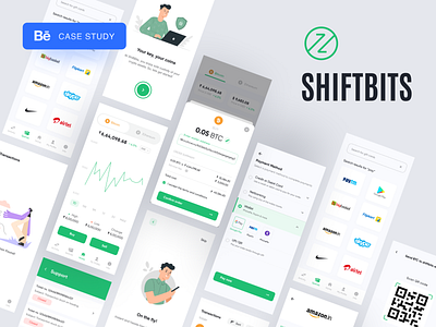 ShiftBits - Crytpocurrency App UI/UX