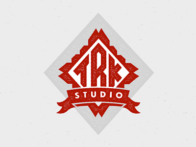 TRK Studio Logo badge custom diamond logo newcastle stamp