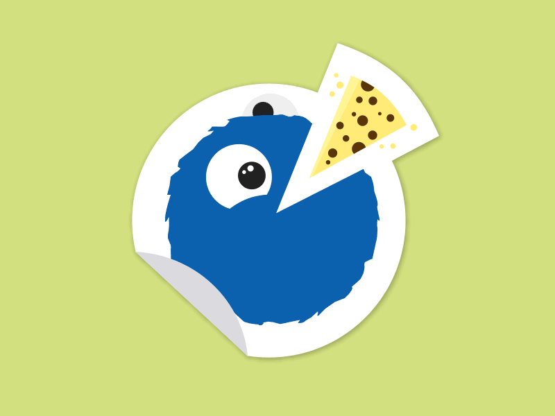 Cookie Monster by Browserling on Dribbble