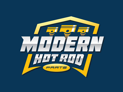 Modern Hot Rod Parts Logo cars chrome hot rod modern pistons racing