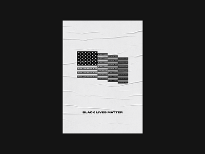 Black Lives Matter america art black lives matter blm design druk flag illustration logo poster print type typography usa