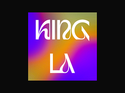 The King of LA album base and bloom basketball branding design editorial gradient grid lebron james los angeles los angeles lakers nba photography poster print psychedelic sports type typography ui