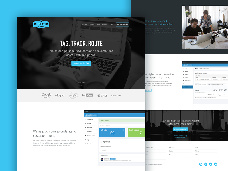 Retreaver Landing Page