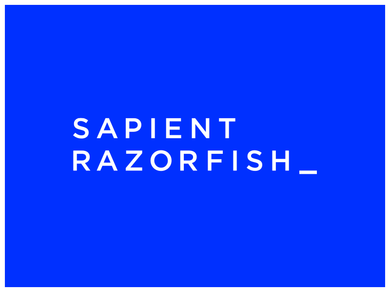 SapientRazorfish Branding agency brand branding color gif gotham identity logo logomark symbol type typography