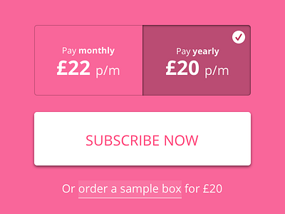 Monthly or yearly? choice pink radio subscribe