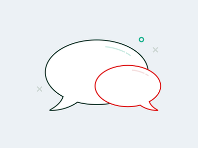 Chat chat icon illustration