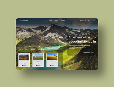 Landing page travel website design design dribbble landing page product design ui uidesign uiux ux ux design web design