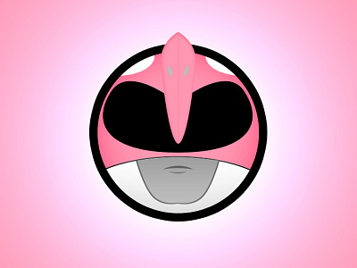 Pink Ranger Minimal Web Sticker mighty morphin power ranger mmpr pink ranger ranger power ranger web sticker