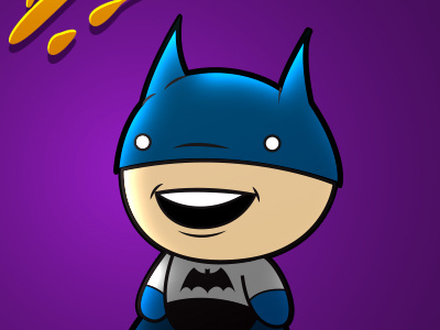 Batboy batboy batman cartoon vector