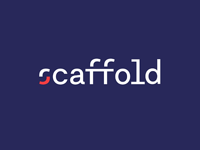Scaffold logo branding identity logo