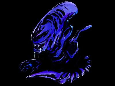 X 1980s 80s acid alien aliens comic dark drool fanart horror james cameron neon ridley scott ripley sci fi sci-fi scifi space xenomorph
