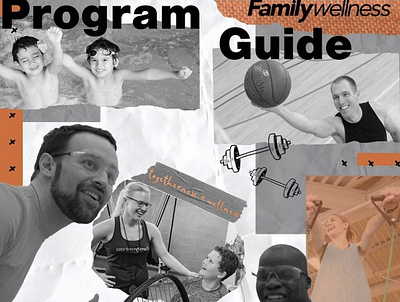 Program guide cover design branding design