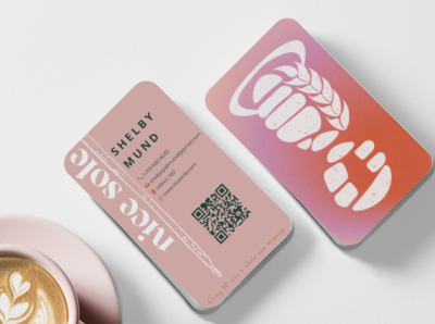 Senior Project Business Card Design art branding design illustration