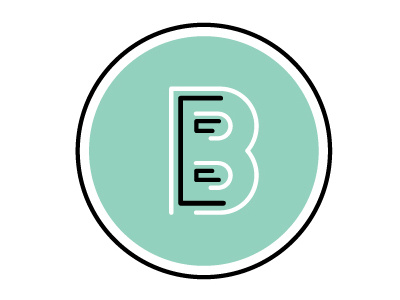 BE Logo be branding illustrator logo typography