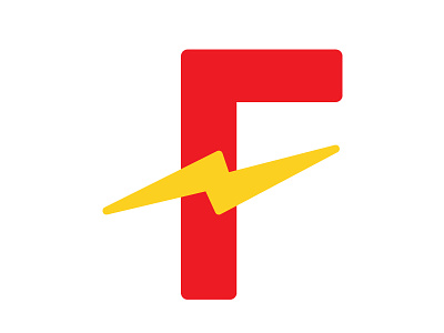 Super F alphabet flash illustrator letters superhero typography