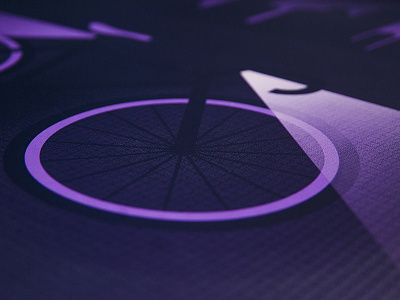 Artcrank 2016 - 2nite we ride artcrank artcrank 2016 artcrank msp bike illustrator neon prince purple screenprinting