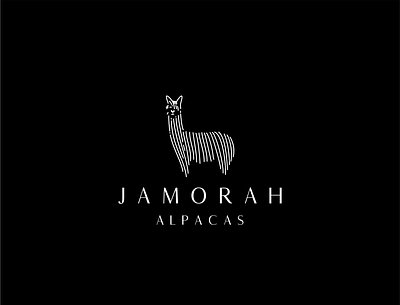 JAMORAH ALPACAS branding design icon logo vector
