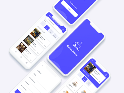 CoffeeHouse App app coffeeshop design product product design uiux ux